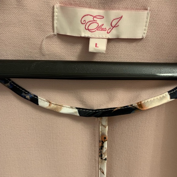 Eliza J Light Pink Trench Coat - Picture 5 of 7